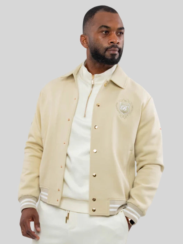 Bogart-heritage-Beige-varsity-jacket-mens