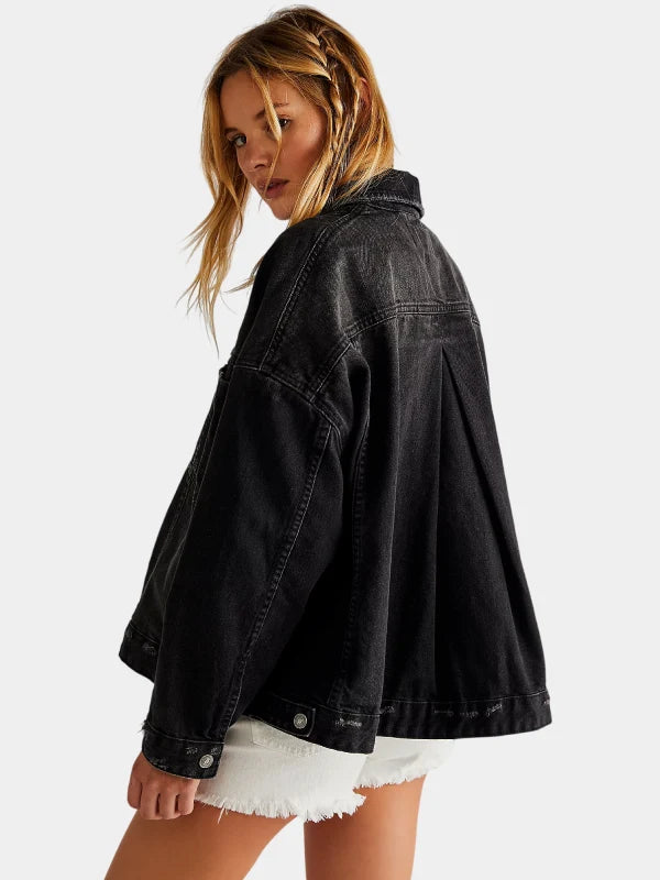 Free-People-Opal-Swing-Black-Denim-Jacket