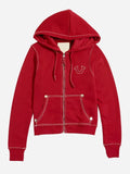 True-Religion-Big-T-Logo-Red-Zip-Hoodie