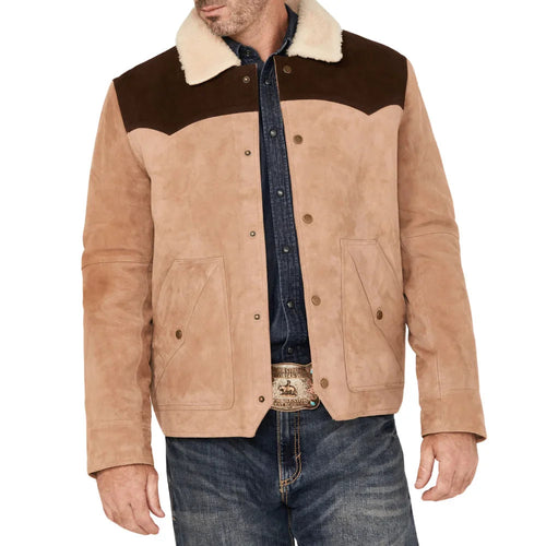 beige-and-brown-leather-jacket