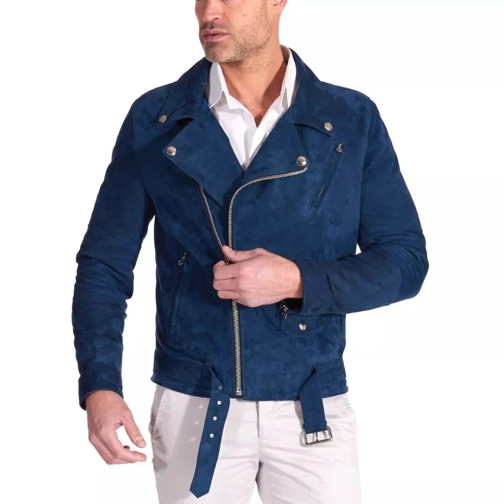 biker-blue-suede-leather-jacket