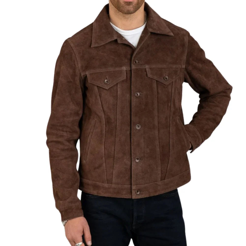 trucker-jacket-for-mens-dark-brown